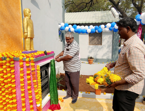 Inagurating Renovated Blocks at Perecherla VRO Region